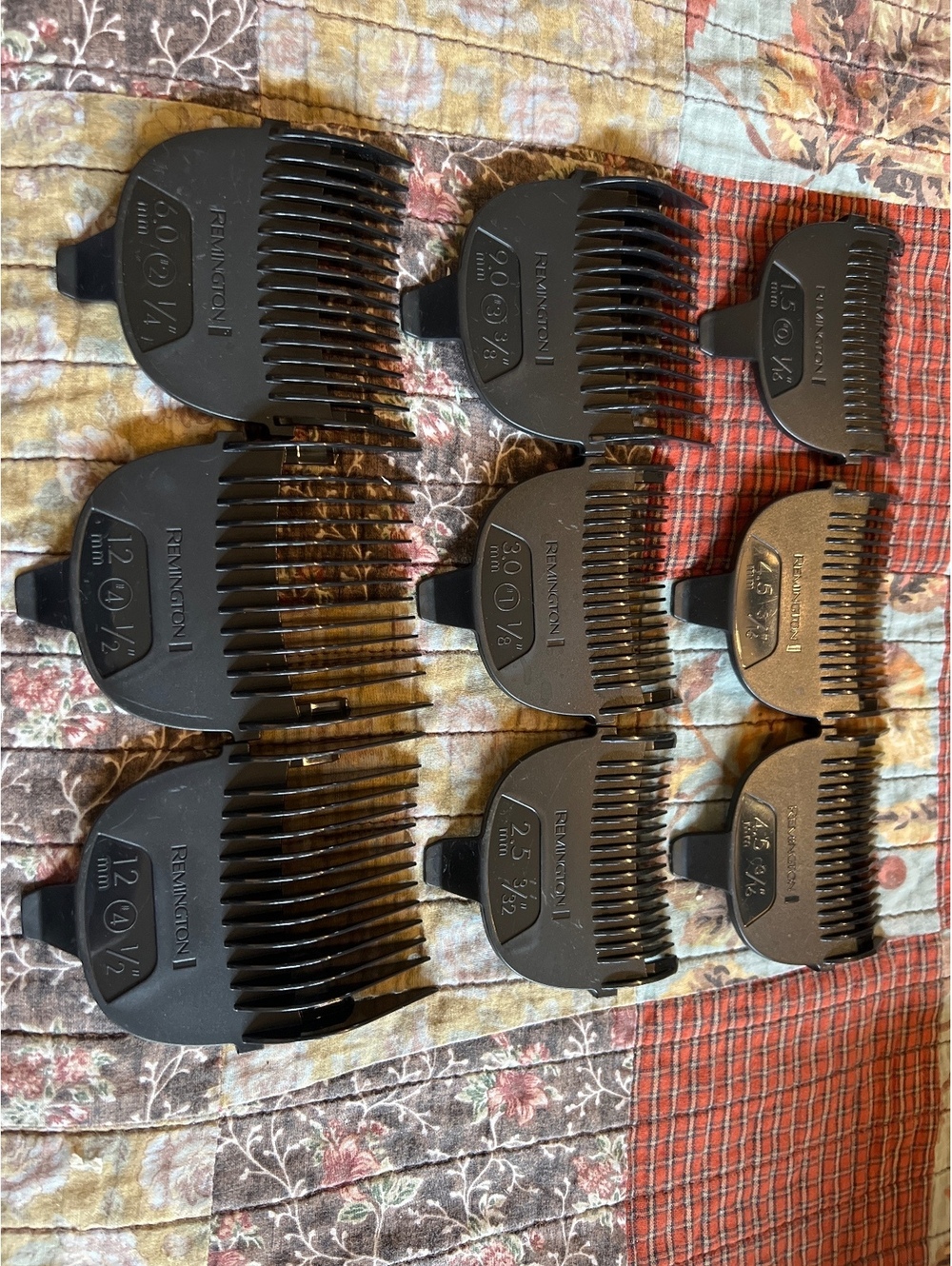 Remington Hair Clipper Guide Combs Set - 8 Pieces